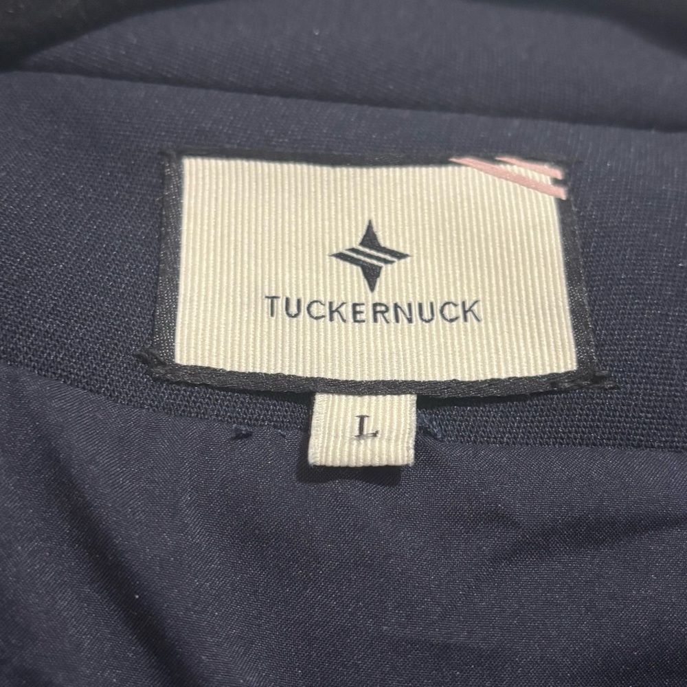 Tuckernuck‎ Navy Addie Long Trench  Coat No Belt Size Large - Picture 3 of 6